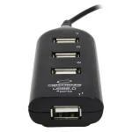 Esperanza EA116 USB 2.0 Hub 4 Θυρών με σύνδεση USB-A EA116 - Image 4