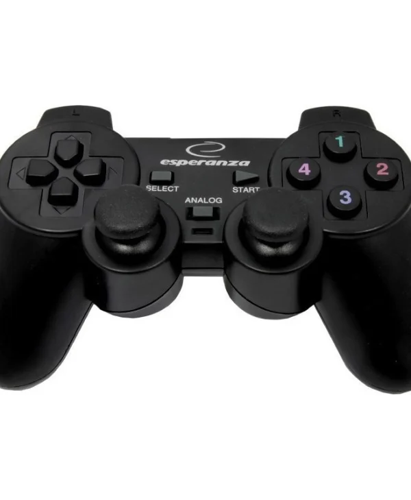 Esperanza Warrior Ενσύρματο Gamepad για PC Μαύρο