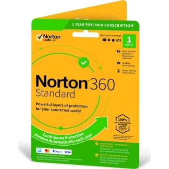 Norton 360 Standard για 1 Συσκευή και 1 Έτος Χρήσης (Ηλεκτρονική Άδεια)