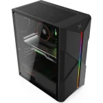 Krux Astral Gaming Midi Tower Κουτί Υπολογιστή με Πλαϊνό Παράθυρο και RGB Φωτισμό Μαύρο - Image 3