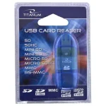 Esperanza TA101 Card Reader USB 2.0 για SD Μπλε - Image 4