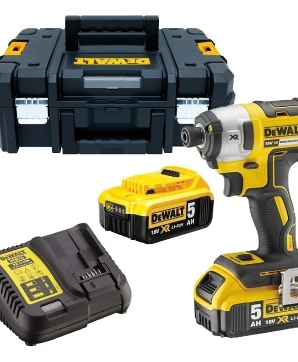 Dewalt Παλμικό Κατσαβίδι Μπαταρίας Brushless 18V 2x5Ah