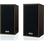 iBox IGLSP1 Ηχεία Υπολογιστή 2.0 με Ισχύ 10W σε Καφέ Χρώμα IGLSP1
