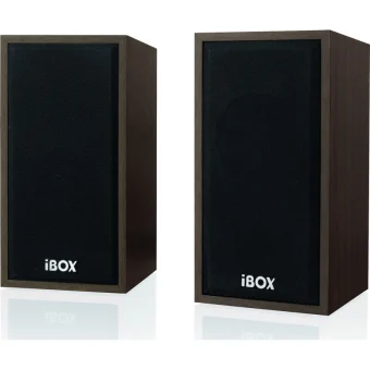 iBox IGLSP1 Ηχεία Υπολογιστή 2.0 με Ισχύ 10W σε Καφέ Χρώμα IGLSP1