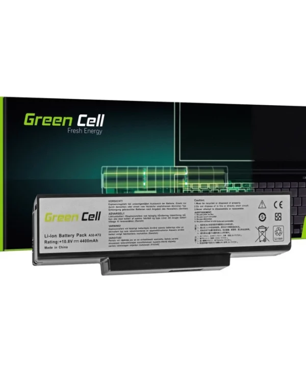 Green Cell Συμβατή Μπαταρία για Asus N71/K72/K72J/K72F με 4400mAh