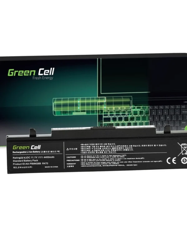 Green Cell Συμβατή Μπαταρία για Samsung R519/R522/R530/R540/R580 με 4400mAh