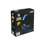 iBox X8 Gaming Headset (2x3.5mm / USB) Black/Blue - Image 2
