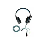 iBox X8 Gaming Headset (2x3.5mm / USB) Black/Blue - Image 3
