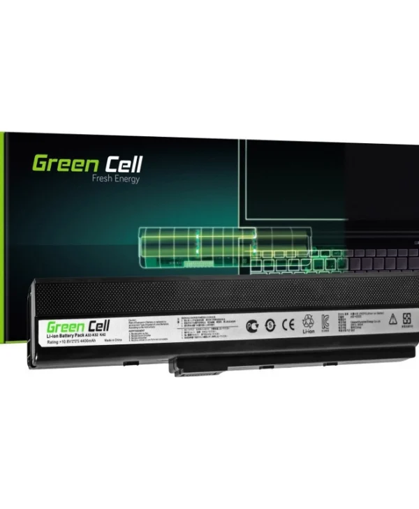 Green Cell Συμβατή Μπαταρία για Asus K52/K52J/K52F/K52J με 4400mAh