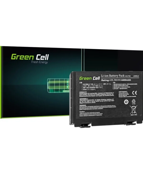 Green Cell Συμβατή Μπαταρία για Asus K40/K50/K50AB/K50C με 4400mAh