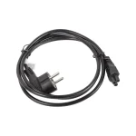 Lanberg Schuko - IEC C5 Cable 0.18m Μαύρο CA-C5CA-11CC-0018-BK CA-C5CA-11CC-0018-BK - Image 2