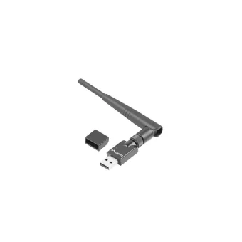Lanberg NC-0150-WE Ασύρματος USB Αντάπτορας Δικτύου με Αποσπώμενη Κεραία 150Mbps NC-0150-WE