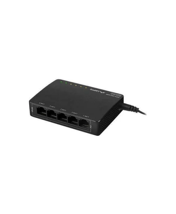 Lanberg DSP3-1005-60W Unmanaged L2 PoE+ Switch με 5 Θύρες Gigabit (1Gbps) Ethernet DSP3-1005-60W