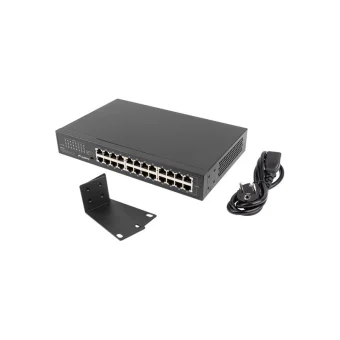 Lanberg RSGE-24 Unmanaged L2 Switch με 24 Θύρες Gigabit (1Gbps) Ethernet RSGE-24