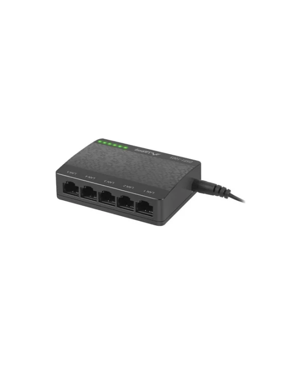 Lanberg DSP1-1005 Unmanaged L2 Switch με 5 Θύρες Gigabit (1Gbps) Ethernet DSP1-1005