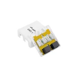 Lanberg Εξωτερική Διπλή Πρίζα Δικτύου RJ45 σε Λευκό Χρώμα OU6-0002-W OU6-0002-W - Image 2