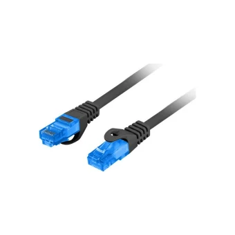 Lanberg S/FTP Cat.6a Καλώδιο Δικτύου Ethernet 5m Μαύρο 1τμχ PCF6A-10CC-0500-BK