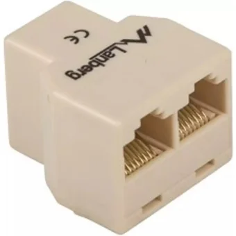Lanberg AD-RJ45-2RJ45-OU Splitter 1τμχ AD-RJ45-2RJ45-OU AD-RJ45-2RJ45-OU