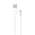 Savio Regular USB 2.0 to micro USB Cable Λευκό 2m (CL-124) CL-124 - Image 3