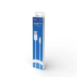 Savio Regular USB 2.0 to micro USB Cable Λευκό 2m (CL-124) CL-124 - Image 6