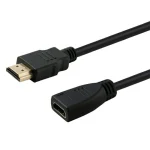 Savio HDMI 1.4 Cable HDMI male - HDMI female 1m Μαύρο