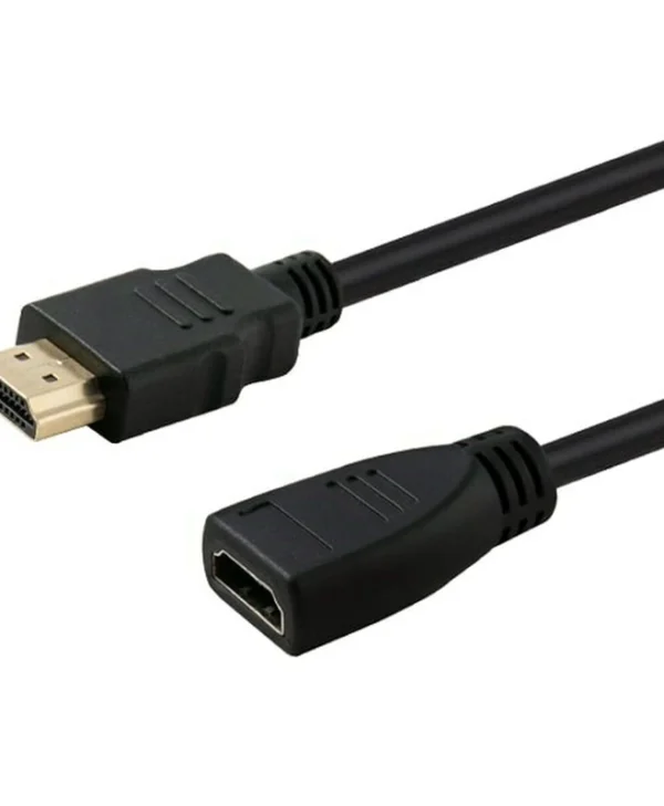 Savio HDMI 1.4 Cable HDMI male - HDMI female 1m Μαύρο