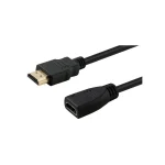 Savio HDMI 1.4 Cable HDMI male - HDMI female 1m Μαύρο - Image 3