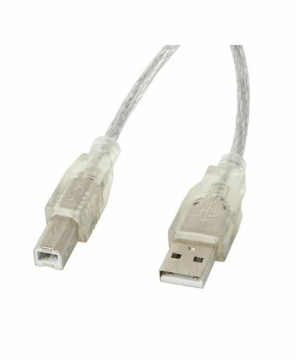 Lanberg USB 2.0 Cable USB-A male - USB-B male 1.8m (CA-USBA-12CC-0018-TR) CA-USBA-12CC-0018-TR