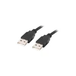 Lanberg USB 2.0 Cable USB-A male - USB-A male Μαύρο 1.8m (CA-USBA-20CU-0018-BK) CA-USBA-20CU-0018-BK