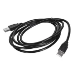 Lanberg USB 2.0 Cable USB-A male - USB-A male Μαύρο 1.8m (CA-USBA-20CU-0018-BK) CA-USBA-20CU-0018-BK - Image 4