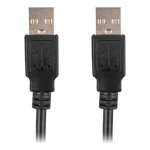 Lanberg USB 2.0 Cable USB-A male - USB-A male Μαύρο 1.0m (CA-USBA-20CU-0010-BK) CA-USBA-20CU-0010-BK - Image 2