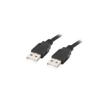 Lanberg USB 2.0 Cable USB-A male - USB-A male Μαύρο 1.0m (CA-USBA-20CU-0010-BK) CA-USBA-20CU-0010-BK - Image 3