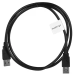 Lanberg USB 2.0 Cable USB-A male - USB-A male Μαύρο 1.0m (CA-USBA-20CU-0010-BK) CA-USBA-20CU-0010-BK - Image 5