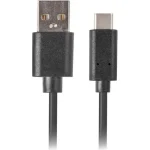 Lanberg USB 2.0 Cable USB-C male - USB-A Μαύρο 0.5m (CA-USBO-10CU-0005-BK) CA-USBO-10CU-0005-BK