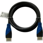 Savio HDMI 1.4 Braided Cable HDMI male - HDMI male 2m Μαύρο - Image 2