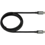iBox IBOX Braided USB 3.1 Cable USB-C male - USB-C Μαύρο 1m IKUMTC31G2 IKUMTC31G2