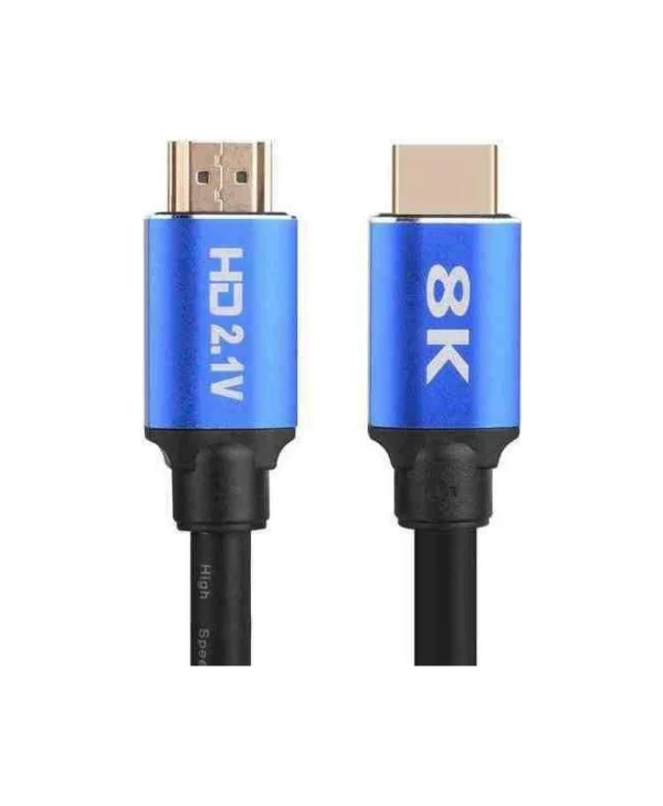 iBox HD08 HDMI 2.1 Cable HDMI male - HDMI male 2m Μαύρο