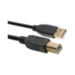 iBox USB 2.0 Cable USB-A male - USB-B male Μαύρο 3m (IKU2D30) IKU2D30