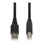 iBox USB 2.0 Cable USB-A male - USB-B male Μαύρο 3m (IKU2D30) IKU2D30 - Image 2