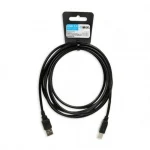 iBox USB 2.0 Cable USB-A male - USB-B male Μαύρο 3m (IKU2D30) IKU2D30 - Image 3