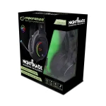 Esperanza Nightshade Over Ear Gaming Headset με σύνδεση 3.5mm / USB - Image 2