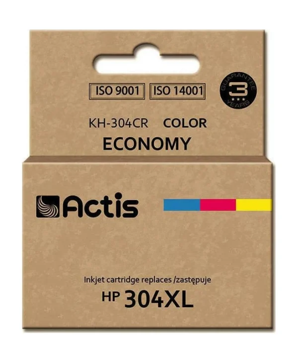 Actis Συμβατό Μελάνι Εκτυπωτή InkJet HP 304XL N9K07AE 18ml Πολλαπλό (Color) 1τμχ