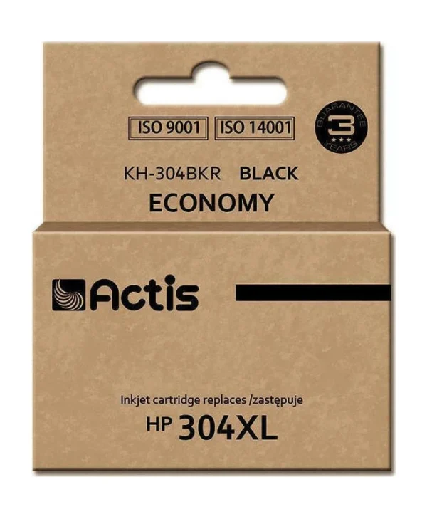 Actis Συμβατό Μελάνι Εκτυπωτή InkJet HP 304XL N9K08AE 20ml Μαύρο