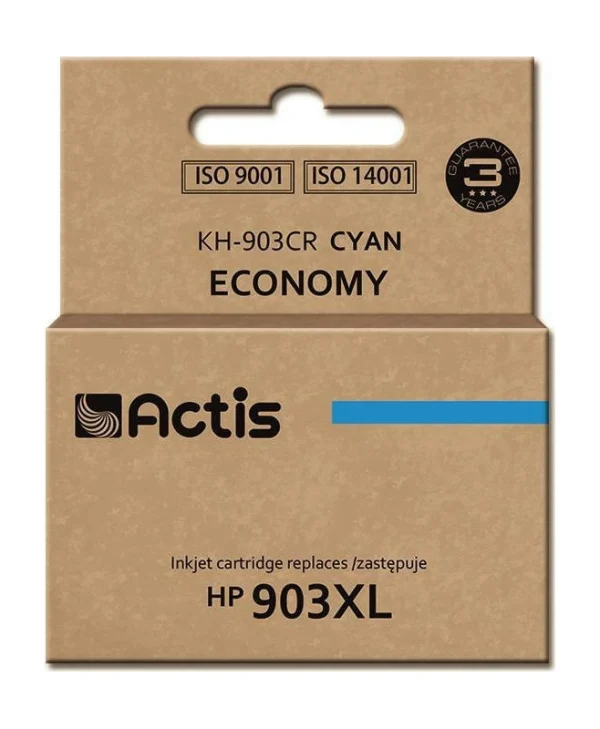 Actis Συμβατό Μελάνι Εκτυπωτή InkJet HP 903XL T6M03AE 12ml Κυανό 1τμχ