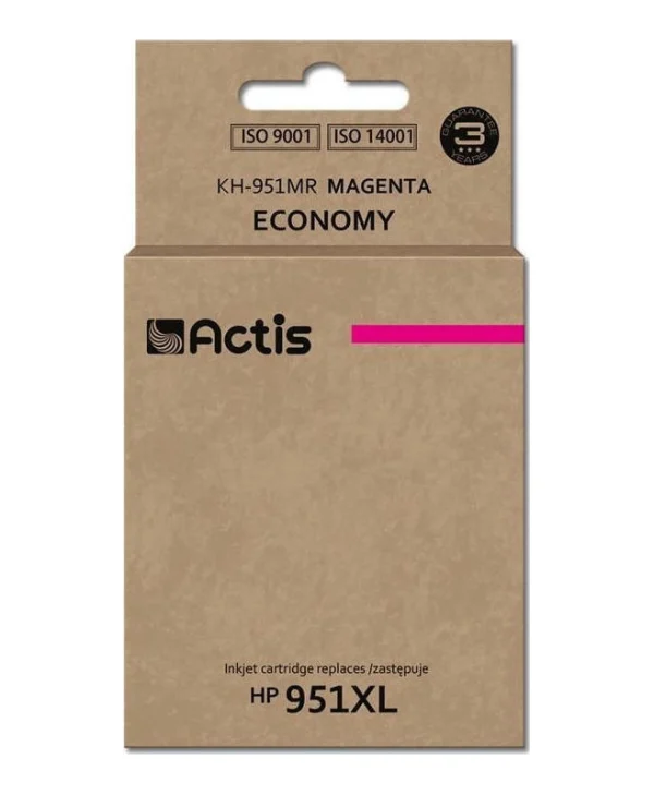 Actis Συμβατό Μελάνι Εκτυπωτή InkJet HP 951XL CN047AE 25ml Ματζέντα 1τμχ