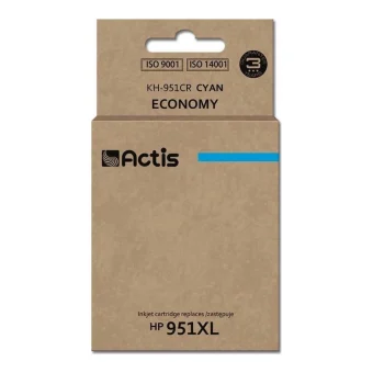 Actis Συμβατό Μελάνι Εκτυπωτή InkJet HP 951XL CN046AE 25ml Κυανό 1τμχ