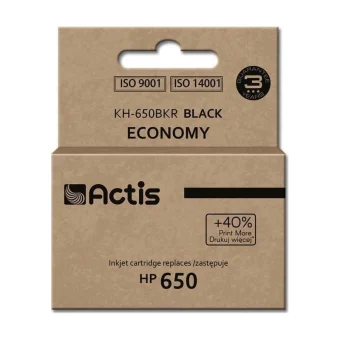 Actis Συμβατό Μελάνι Εκτυπωτή InkJet HP 650 CZ101AE 15ml Μαύρο 1τμχ