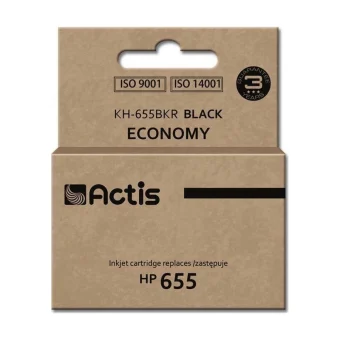 Actis Συμβατό Μελάνι Εκτυπωτή InkJet HP 655 CZ109AE 20ml Μαύρο 1τμχ