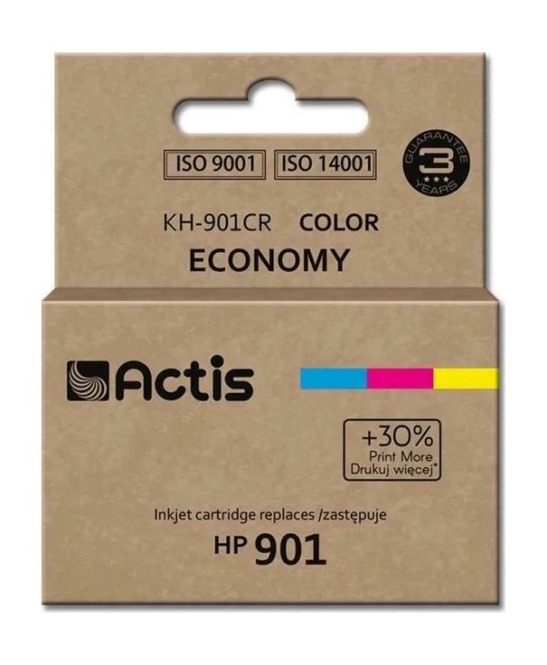 Actis Συμβατό Μελάνι Εκτυπωτή InkJet HP 901XL CC656AE 20ml Πολλαπλό (Color)