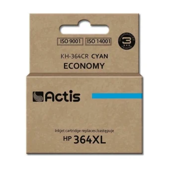 Actis Συμβατό Μελάνι Εκτυπωτή InkJet HP 364XL CB323EE 12ml Κυανό 1τμχ